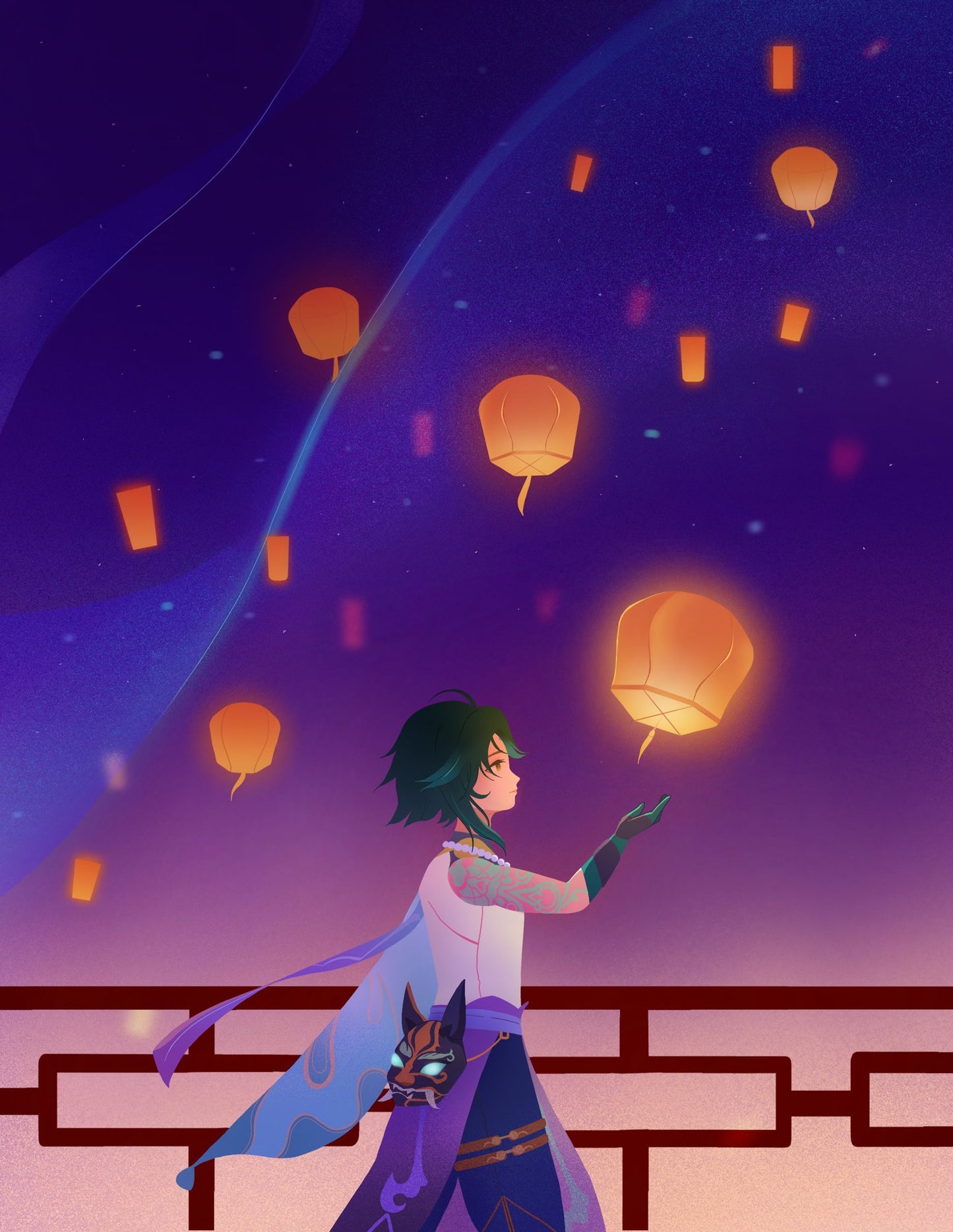 Xiao Genshin Impact print