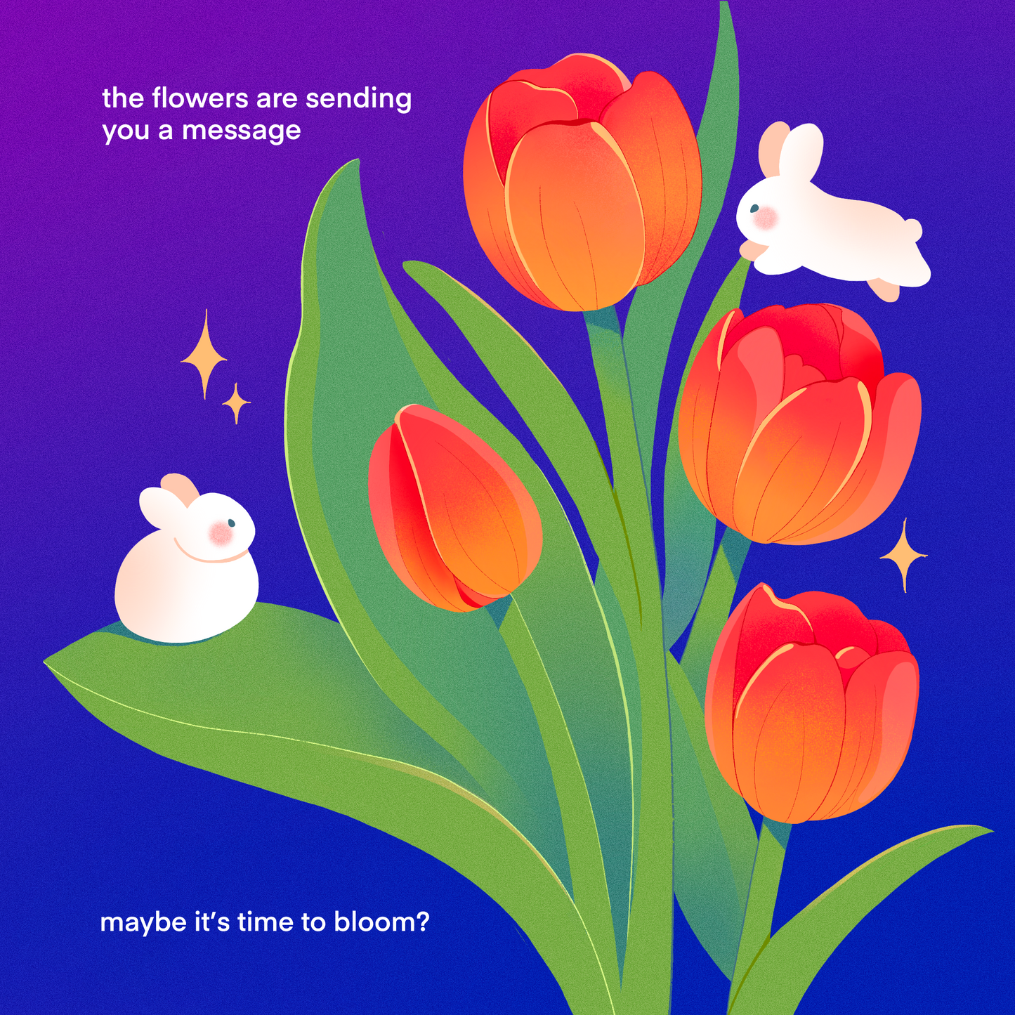 Tulips print