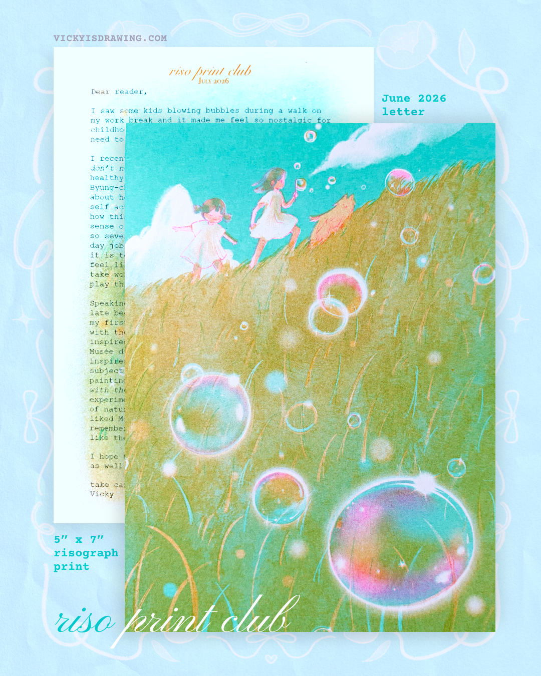 july 2026 riso print club