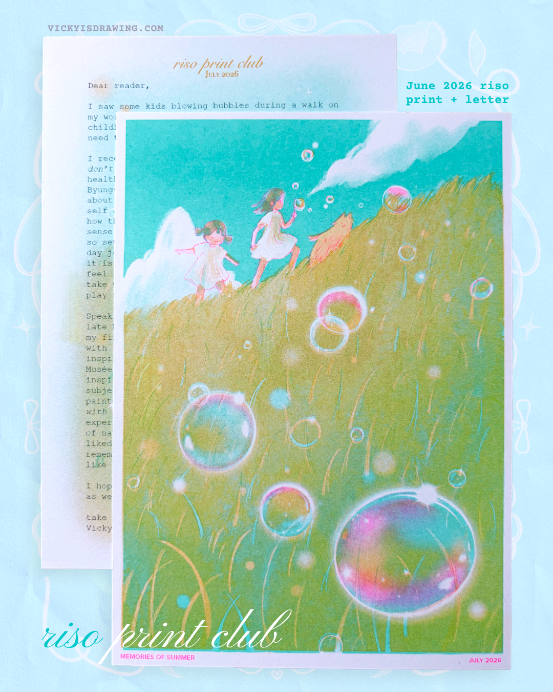 Riso Print Club – Meadow tier