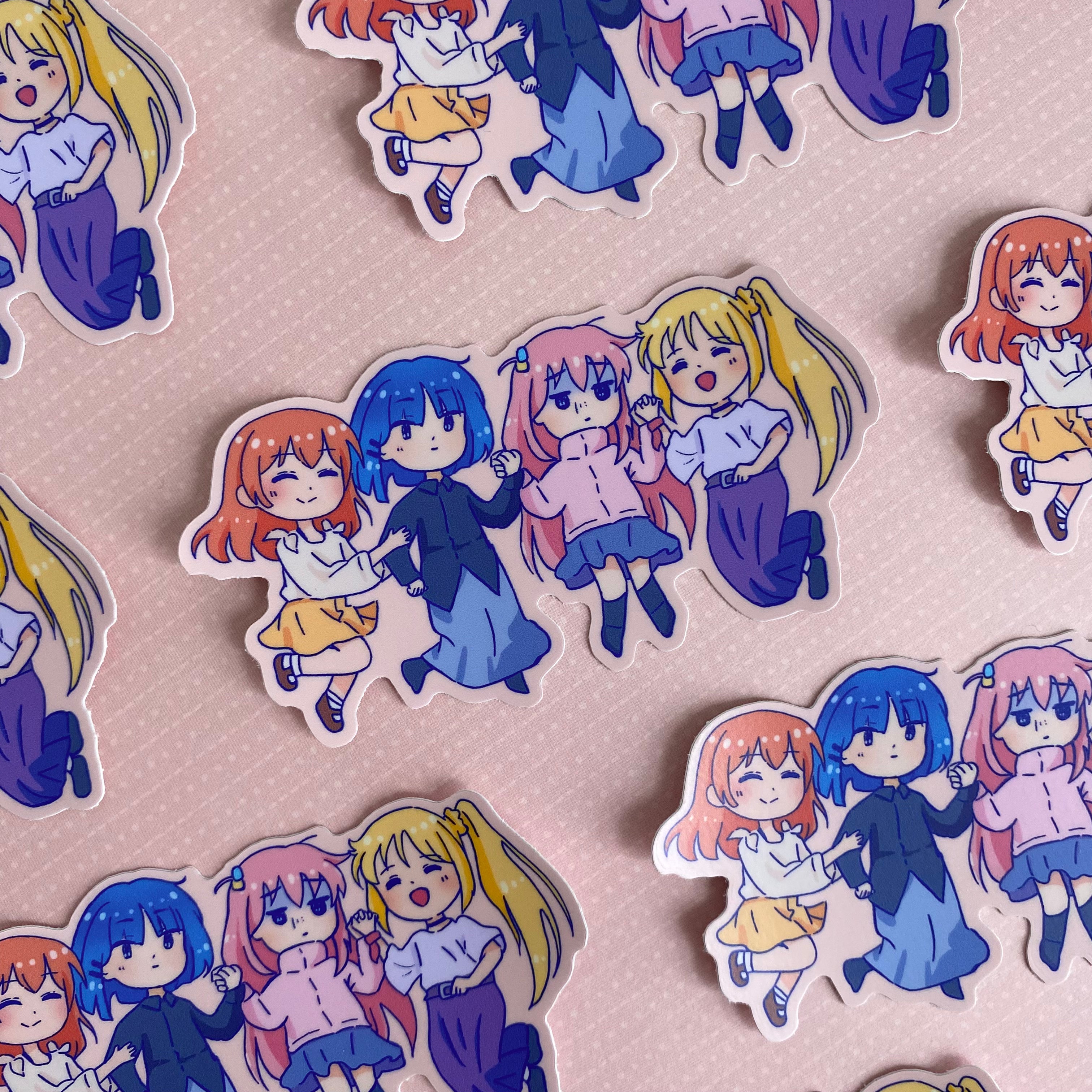 Bocchi sticker – vickyisdrawing