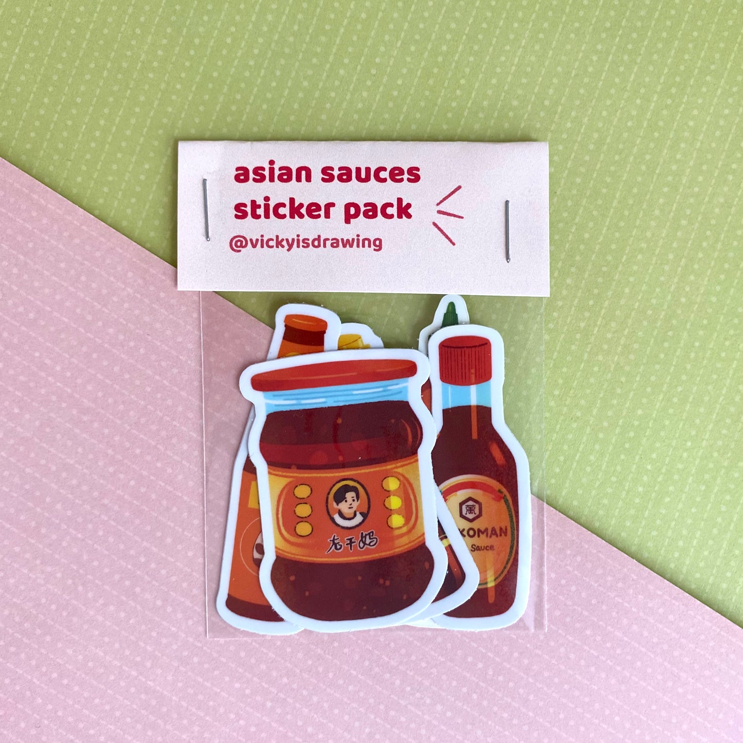 Asian Sauces Stickers